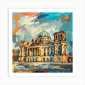 Berlin Reichstag 1 Art Print