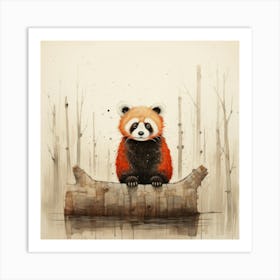 Red Panda 6 Art Print