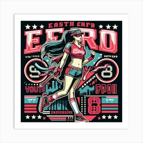 Earth Ero Girl Art Print