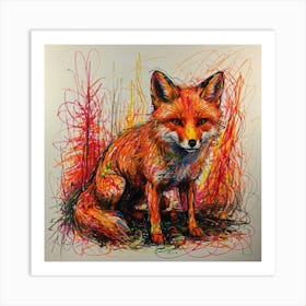 Fox 77 Art Print