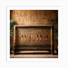 Egyptian Chest Art Print