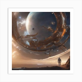 Time curve Art Print