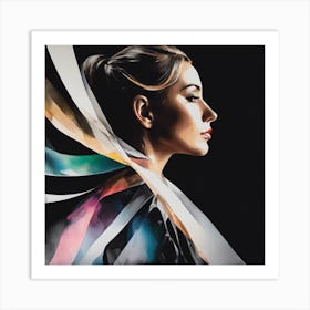 Portrait Of A Woman 7 Art Print