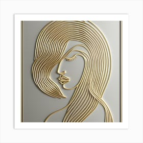 Portrait Of A Woman Art Print