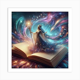 Book Of Magic 3 Art Print