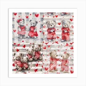 Teddy Bears Art Print