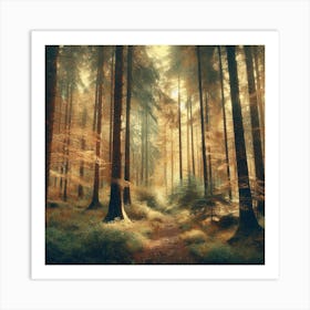 Autumn Forest 1 Art Print