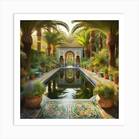 Majorelle Garden Art Print