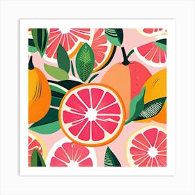 Oranges And Grapefruits 2 Art Print