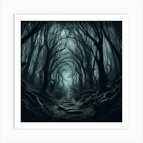 Dark Forest 57 Art Print