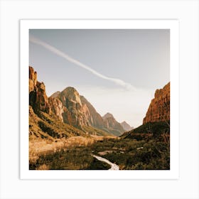 Utah Desert River Art Print