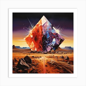 Diamonds In The Desert Art Print