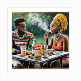 Supreme Couple 14 Art Print