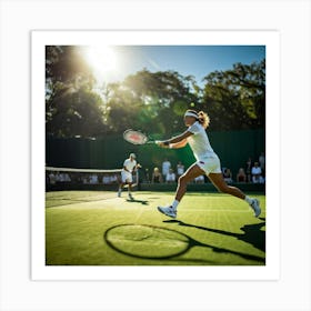 Wimbledon Tennis Art Print