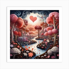 Surreal Love Garden By Csaba Fikker 17 Art Print