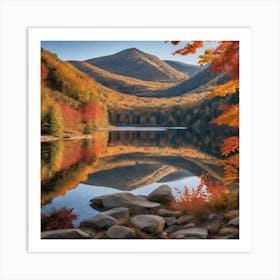 Autumn In The Mountains Art Print