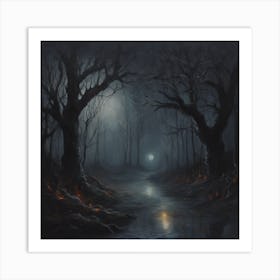 Dark Forest Art Print