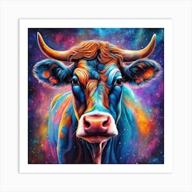 Celestial Cattle Art Print