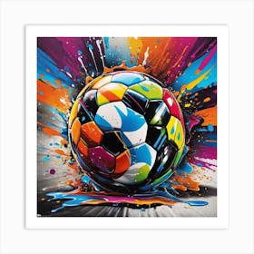 Soccer Ball Art Print