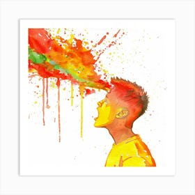 Splatter 2 Art Print