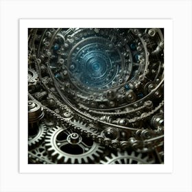 Gears And Gears Art Print