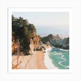 Mcway Falls Scenery Art Print