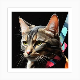 Cat Portrait 1 Art Print