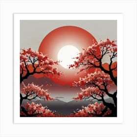 Sakura Blossoms Art Print