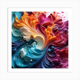 Abstract Painting 19 Art Print