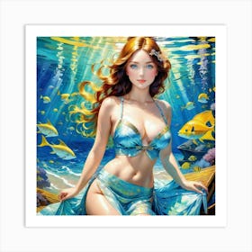 Mermaidetg Art Print