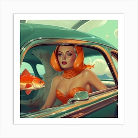 Sex And Fish Art Print