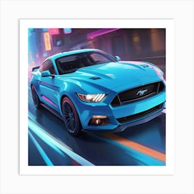 Ford Mustang Gt 4 Poster