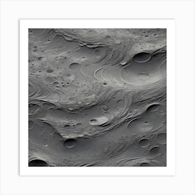 Surface Of The Moon 1 Art Print