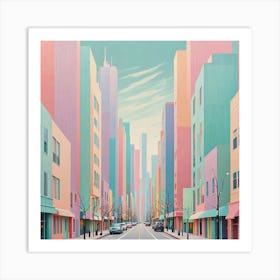 City Street 3 Art Print