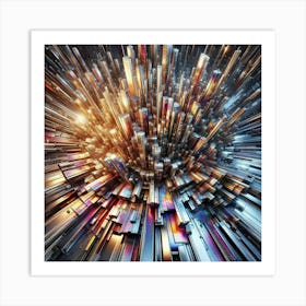 Abstract Abstract Background Art Print