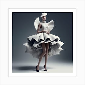 Paper Dress Art Print