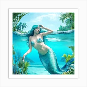 Mermaid 3 Art Print