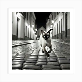 Siamese Cat 1 Art Print