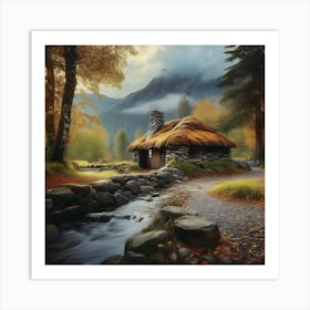 Scottish Cottage 2 Art Print