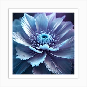 Blue Flower 5 Art Print