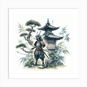 Samurai Culture Art Print