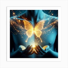 Butterfly Of Light Art Print