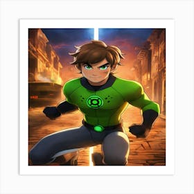 Green Lantern 1 Art Print