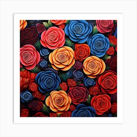 Mexican Roses 2 Art Print