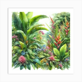 Tropical Jungle 12 Art Print