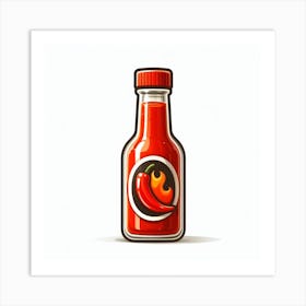 Hot Sauce Bottle 1 Art Print