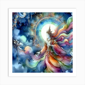 Chinese Buddha Art Print