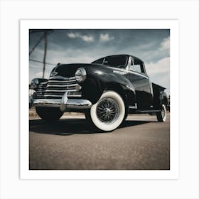 Old Chevrolet Pickup Truck Art Print