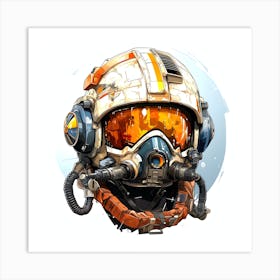 Apex Legends Helmet Art Print