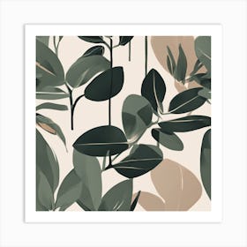 Eucalyptus Leaves Art Print